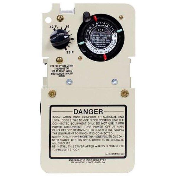 Intermatic Single-Circuit Freeze Protection Control Mechanism IN393753